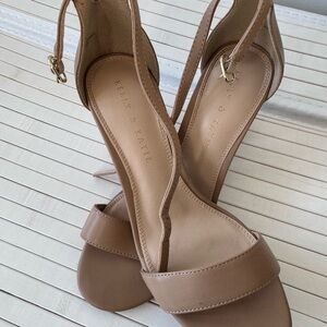 Kelly & Katie Nude Heeled Sandals